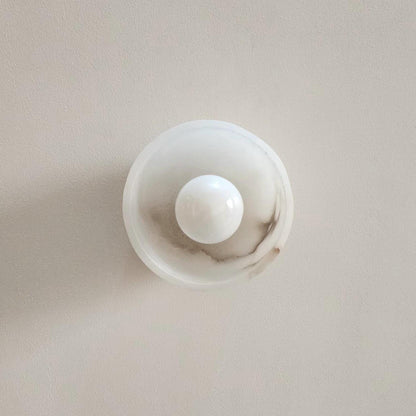 Minimalist Alabaster Wall Sconce | Frost Lights