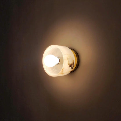 Minimalist Alabaster Wall Sconce | Frost Lights