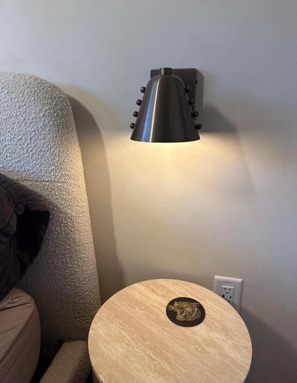 Solid Brass Cone Wall Fixture | Frost Lights