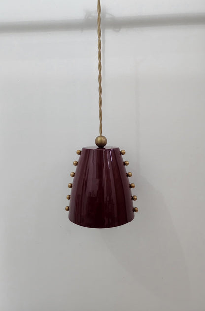 Designer Brass Pendant For Reading Nook Lighting | Frost Lights