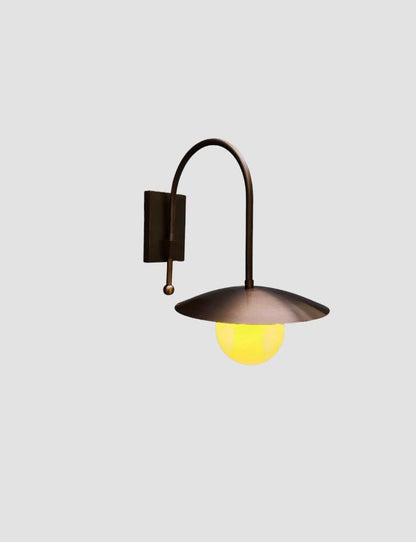 Adjustable Brass Tube Wall Light | Frost Lights