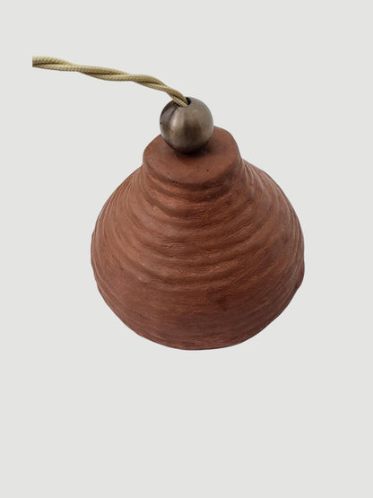 Handmade Plaster Of Paris Pendant Light – Rustic Textured Hanging Lamp - optimized image
