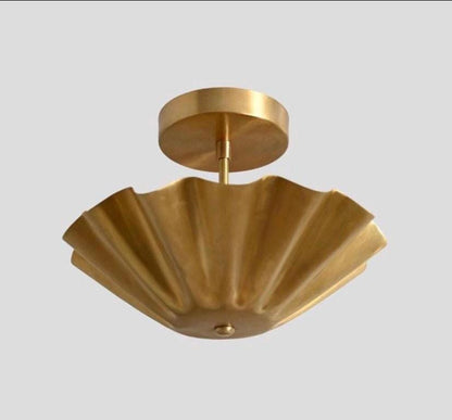 Designer Brass Wall Sconce With Tube Shade | Frost Lights