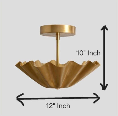 Luxury Handmade Brass Lighting Fixture | Frost Lights