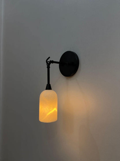 Artisan Alabaster And Brass Sconce | Frost Lights