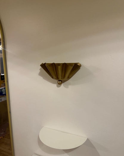 Solid Brass Floral Sconce With Organic Design | Frost Lights