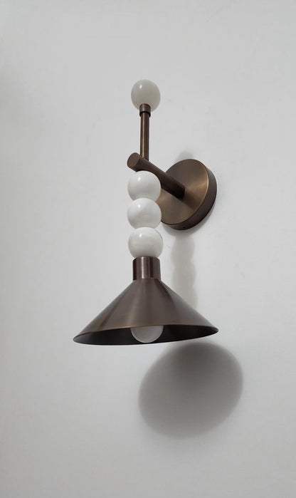 Contemporary Alabaster Wall Sconce For Hallway | Frost Lights