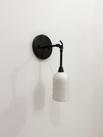 Handmade Alabaster Stone Wall Lamp | Frost Lights
