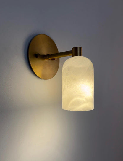 Solid Brass Minimalist Wall Sconce | Frost Lights