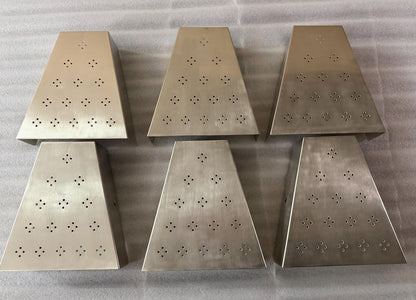 Triangle Lantern Brass Wall Lamp For Accent Lighting | Frost Lights