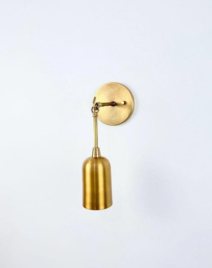 Modern Classic Lighting with a Warm, Elegant Glow - Brass Wall Sconce | Wall Lamp - optimized image
