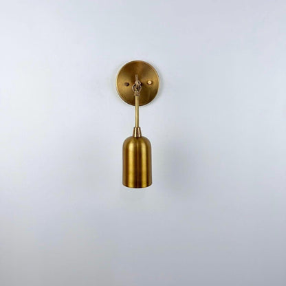 Modern Classic Lighting with a Warm, Elegant Glow - Brass Wall Sconce | Wall Lamp - optimized image