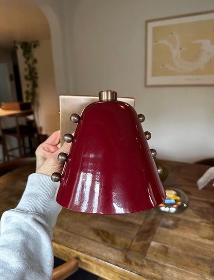 Brass Cone Wall Light Pair for Bedroom and Hallway | Frost Lights