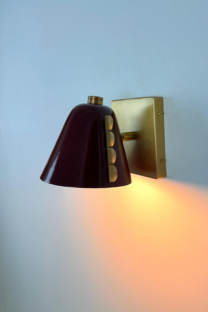 Scandinavian Brass Wall Fixture | Frost Lights