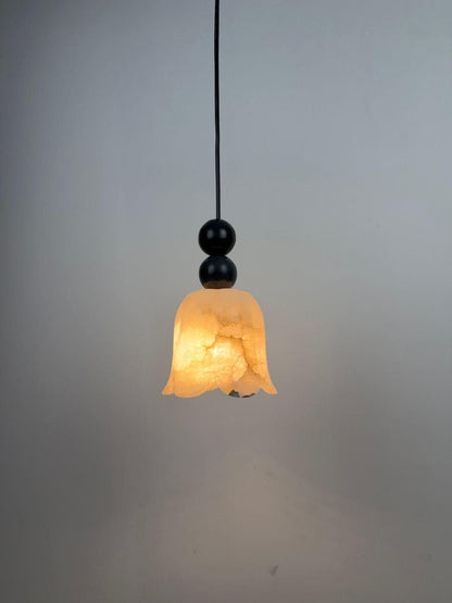 Organic Alabaster Ceiling Lamp With Warm Glow | Frost Lights