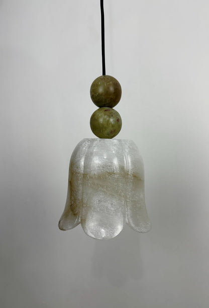 Luxury Alabaster Light Fixture With Organic Shape | Frost Lights