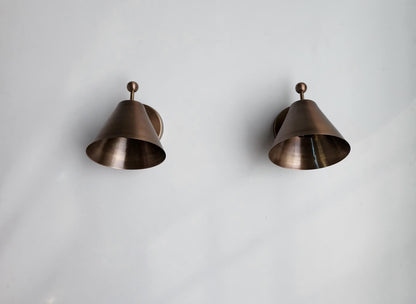 Classic Brass Wall Lamp Pair | Frost Lights