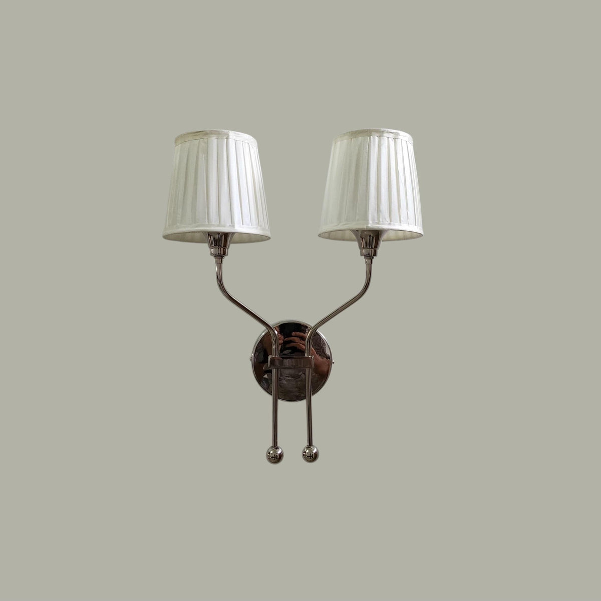 Illuminate in Style: Vintage-Inspired Double Arm Wall Sconce - optimized image