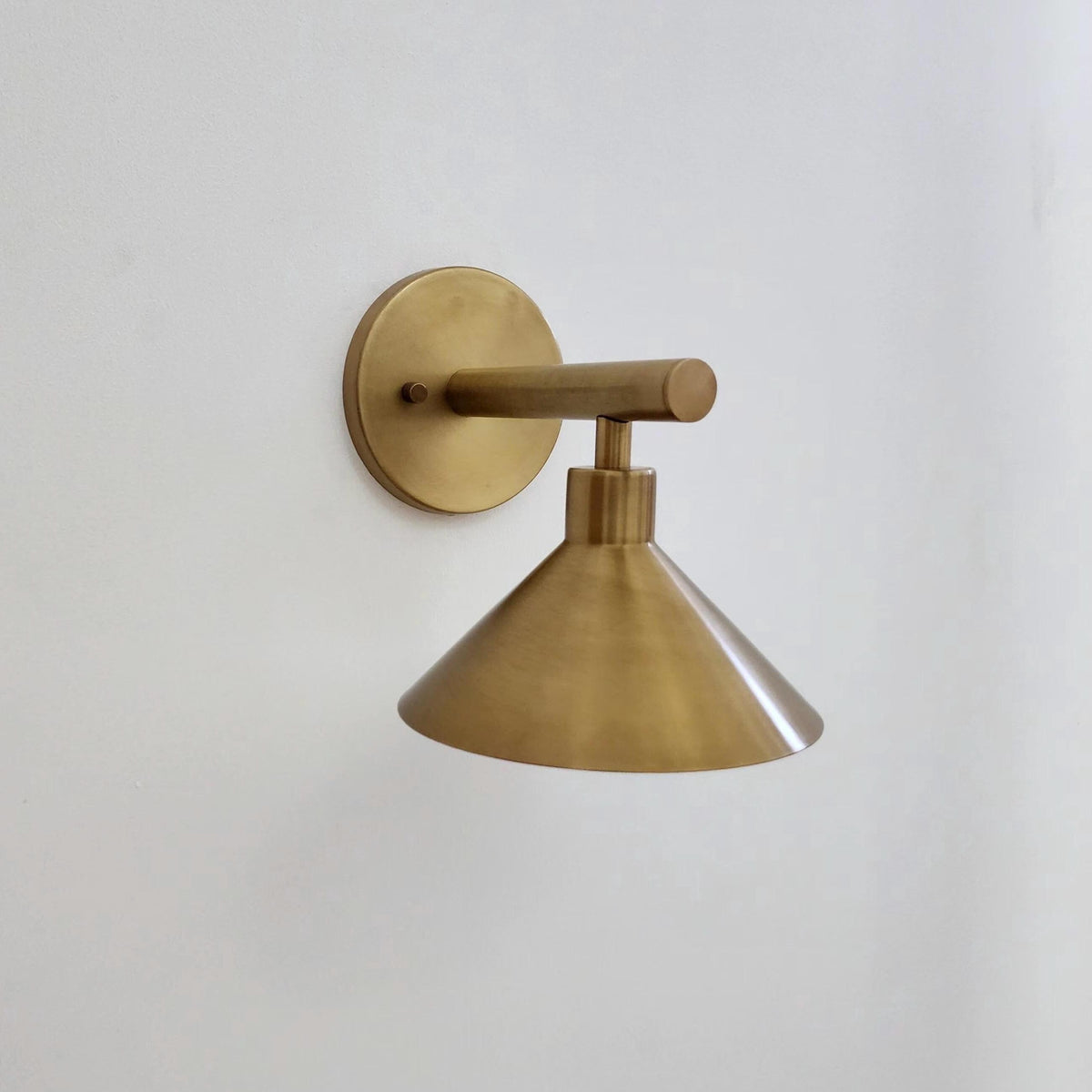 Luxury Brass Wall Light With Minimalist Design | Frost Lights