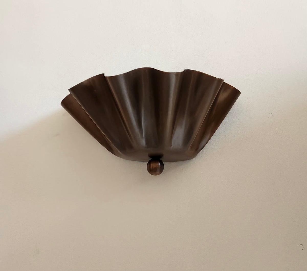 Luxury Brass Wall Sconce With Petal Detailing | Frost Lights