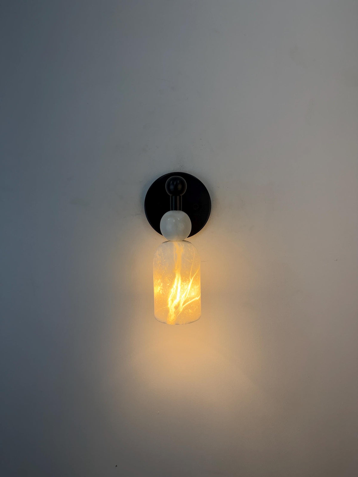 Mid Century Alabaster Wall Light | Frost Lights