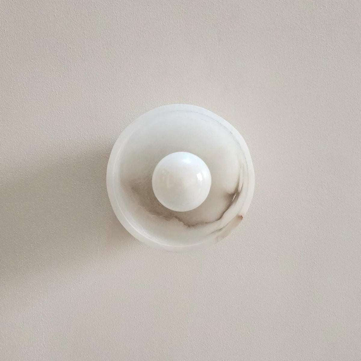 Minimalist Alabaster Wall Sconce | Frost Lights