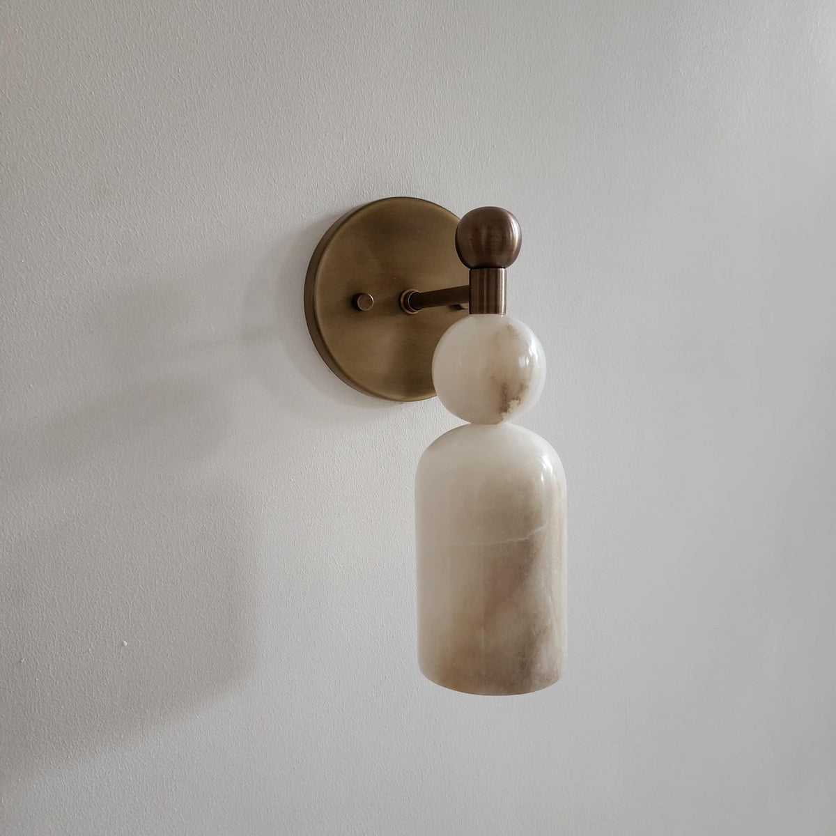 Modern Luxury Brass Wall Light | Frost Lights