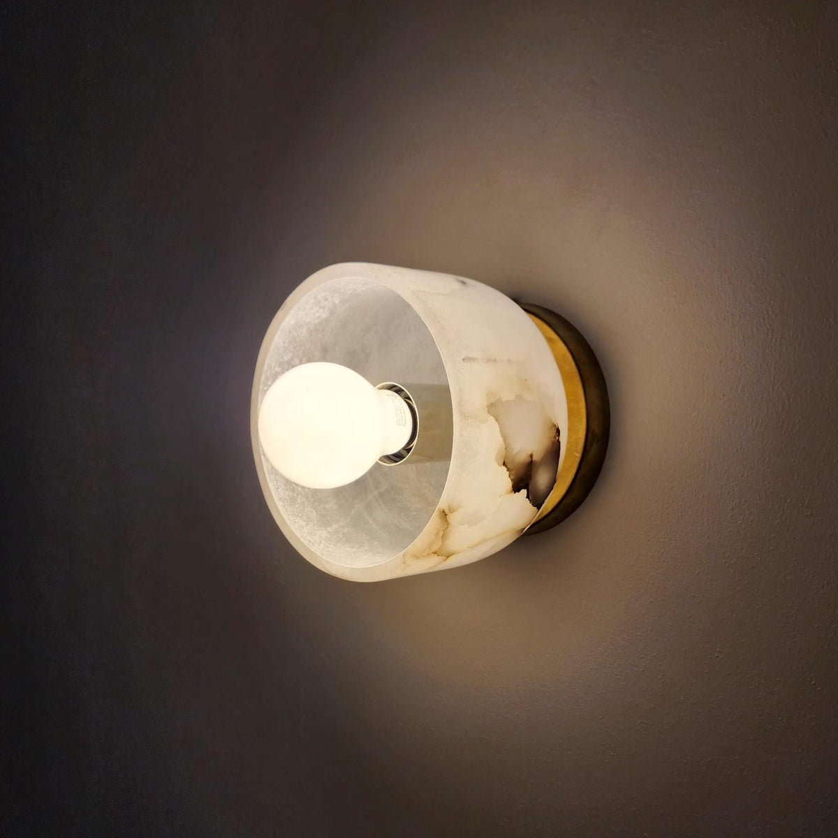 Natural Alabaster Stone Wall Light | Frost Lights