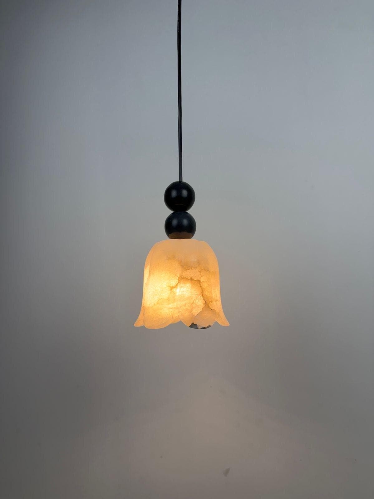 Organic Alabaster Ceiling Lamp With Warm Glow | Frost Lights