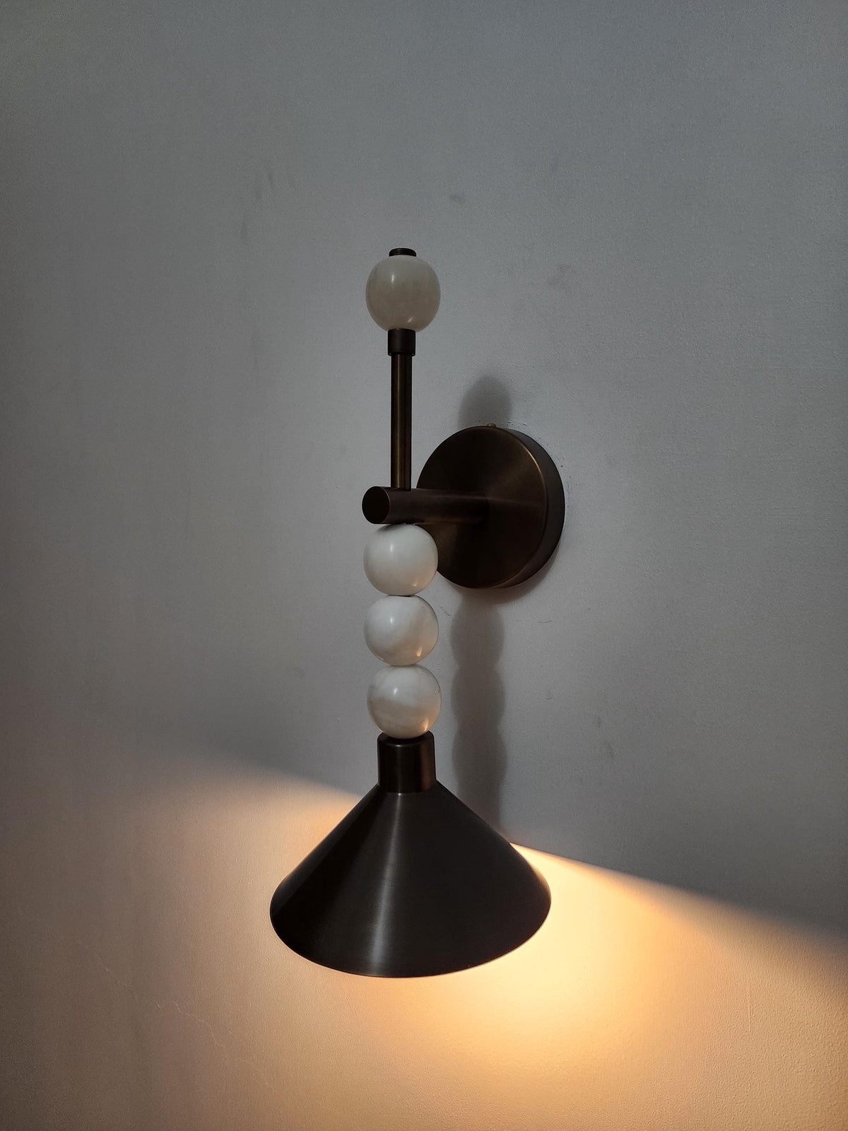 Organic Modern Alabaster Wall Light | Frost Lights