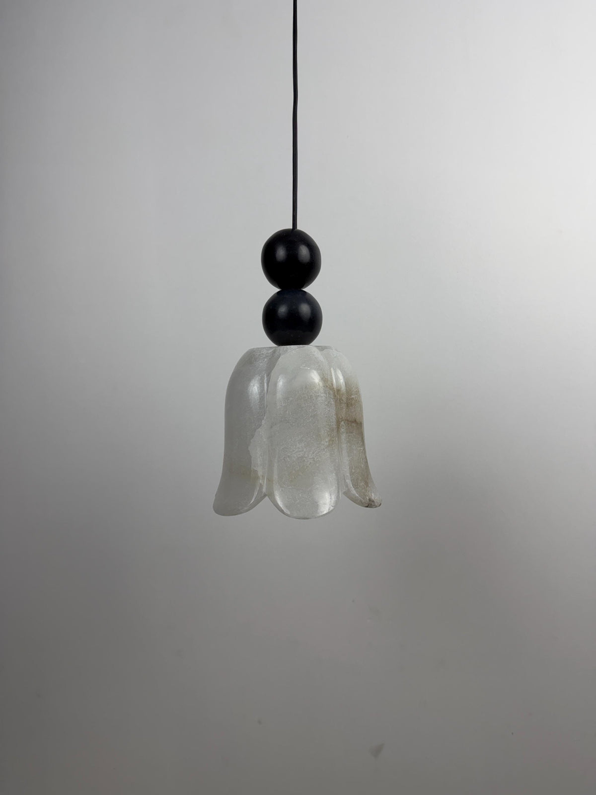 Organic Modern Ceiling Light With Stone Shade | Frost Lights