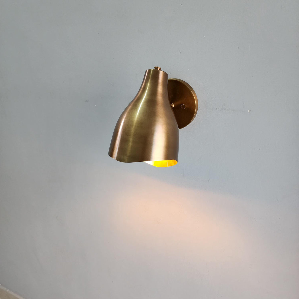 Scandinavian Brass Wall Light Fixture | Frost Lights